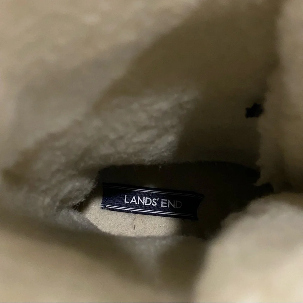 Lands’ End Winter Snow Boots Navy Blue Women’s Size 6 NEW